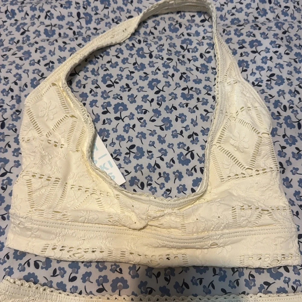 Frankie’s Bikinies Angel Dust Patchwork Bikini